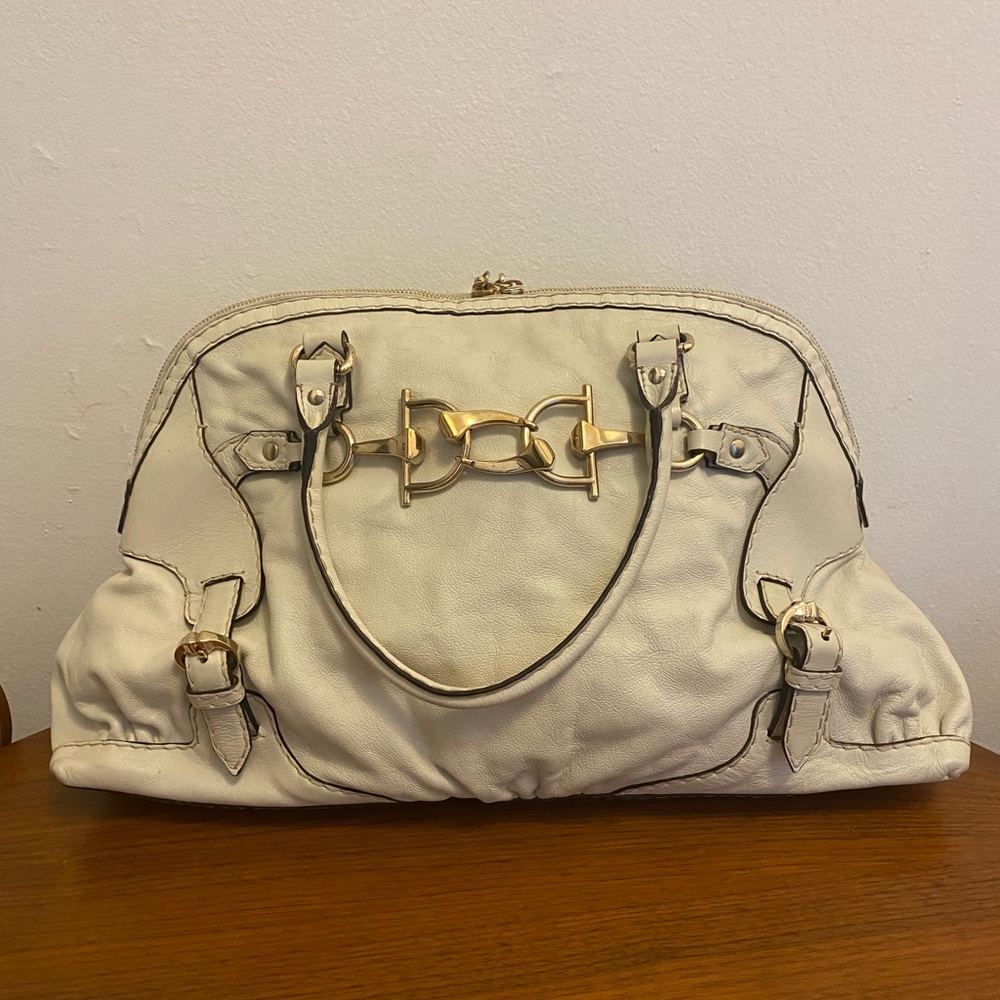 Vintage Gucci Leather Shoulder Bag